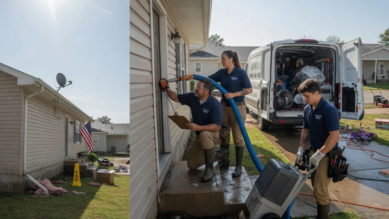 Ceiling Water Damage Restoration in Duncan, OK near me
